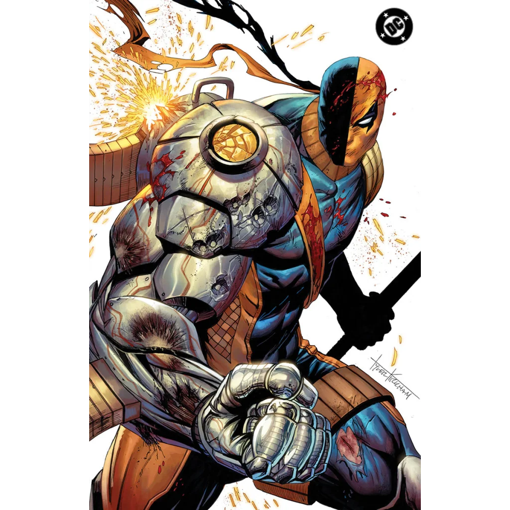 Absolute Batman #21 Tyler Kirkham Exclusive Battle Damaged Deathstroke Virgin Var | Unknown Comics Exclusive | vintageantiquesgifts.com