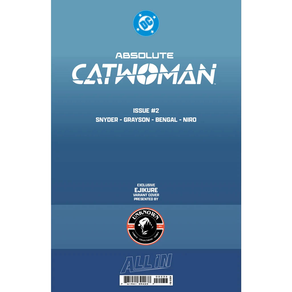 Absolute Catwoman #2 Ejikure Exclusive Virgin Var | Collectible US Comic Book Variant | vintageantiquesgifts.com