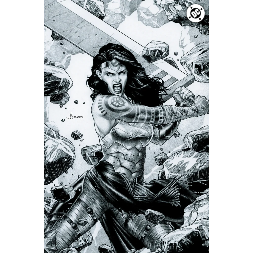 Absolute Wonder Woman #21 Jay Anacleto Exclusive B&W Virgin Var | Unknown Comics Exclusive | vintageantiquesgifts.com