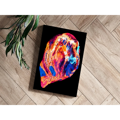 Swirling Colors Insigne Aluminum Print for Bold Modern Walls | Modern Wall Art Decor | vintageantiquesgifts.com