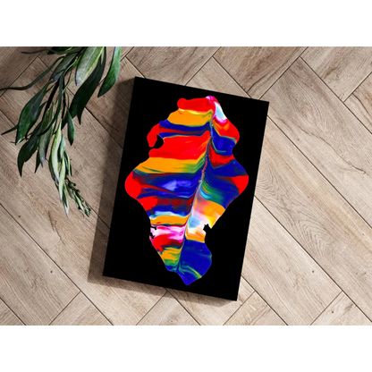Insigne Aluminum Print Swirling Rainbow Abstract Wall Art | Modern Wall Art Decor | vintageantiquesgifts.com
