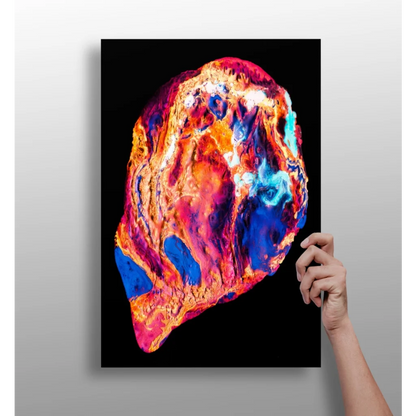 Swirling Colors Insigne Aluminum Print for Bold Modern Walls | Insigneart USA | vintageantiquesgifts.com
