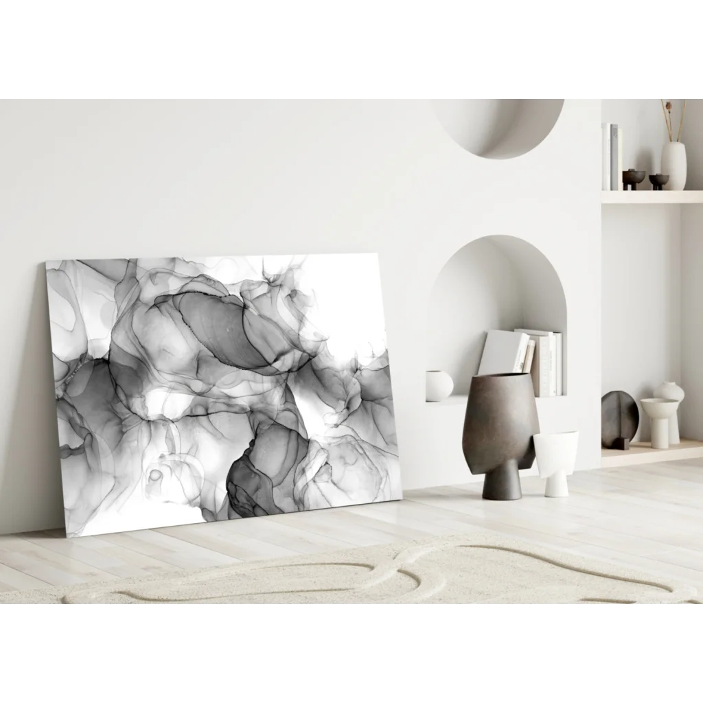 Mesmerizing Swirl Inkblot Canvas Wall Art | Modern Wall Art Decor | vintageantiquesgifts.com