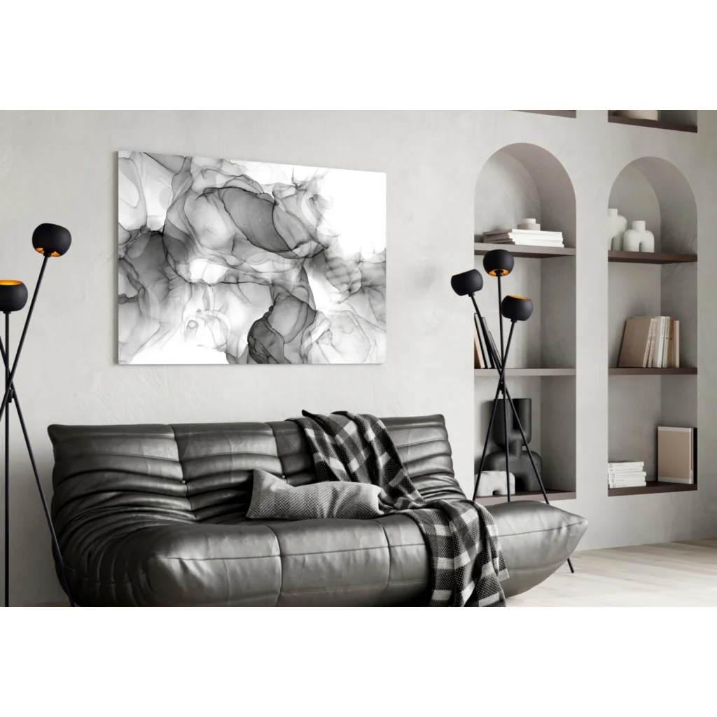 Mesmerizing Swirl Inkblot Canvas Wall Art | Contemporary Home Wall Art | vintageantiquesgifts.com