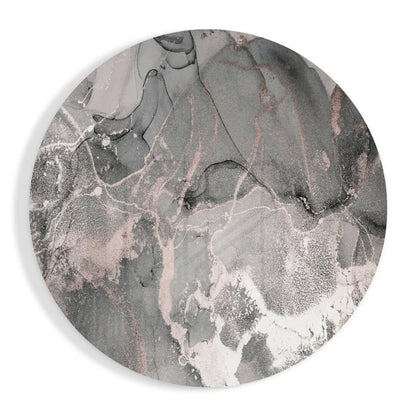 Swirling Rose Gold Tempered Glass Art for Modern Homes | Insigneart USA | vintageantiquesgifts.com