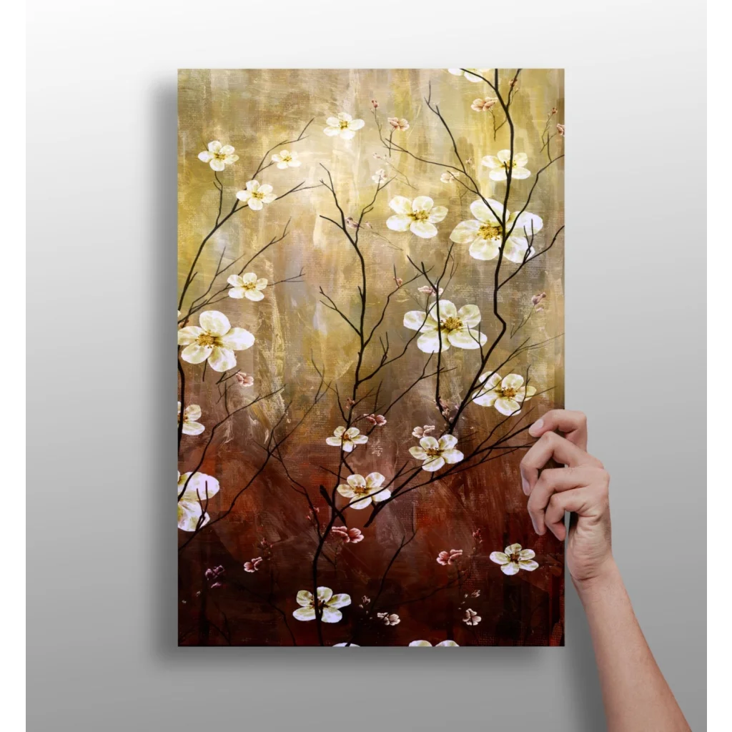 White Blossom Insigne Aluminum Prints Transform Any Room | Insigneart USA | vintageantiquesgifts.com