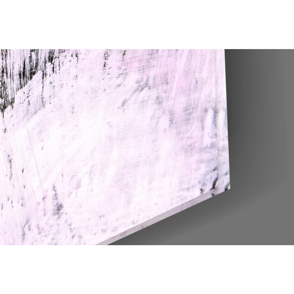Stunning abstract wall art canvas in pink gray marble tones