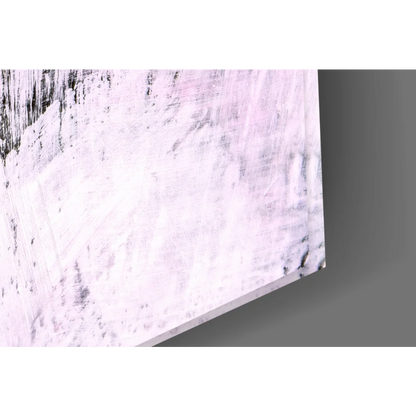Stunning abstract wall art canvas in pink gray marble tones