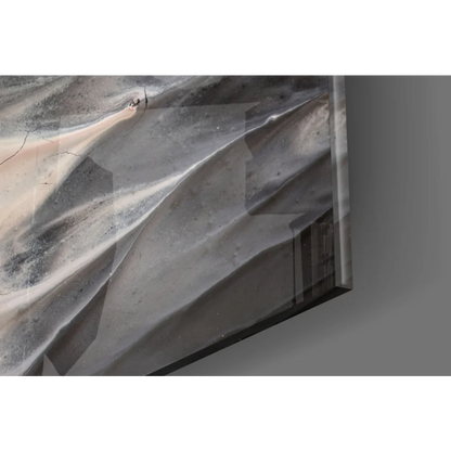 Abstract swirling pink and black wall art canvas with marble texture waves