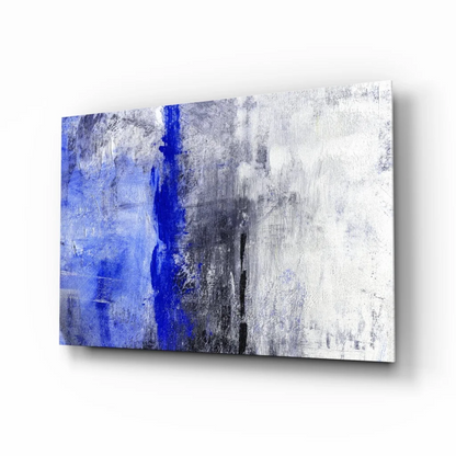 Bold Blue Streaks Abstract Canvas Wall Art | Insigneart USA | vintageantiquesgifts.com