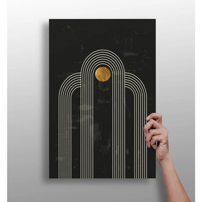 Stunning Gold Accent Insigne Aluminum Prints for Modern Spaces | Insigneart USA | vintageantiquesgifts.com