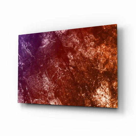 Stunning purple to copper gradient canvas wall art print