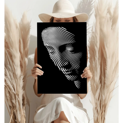 Insigne Aluminum Prints Transform Your Space with Bold Face Art | Contemporary Home Wall Art | vintageantiquesgifts.com