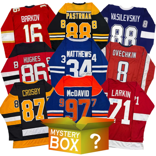 Active Stars Autographed Hockey Jersey Mystery Box with PSA JSA or Beckett COA | Hall of Fame Sports Memorabilia | vintageantiquesgifts.com