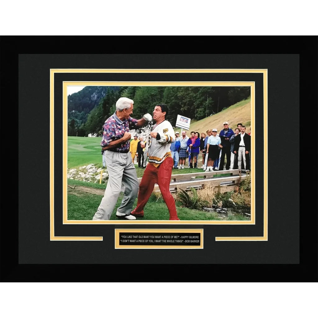Happy Gilmore bob barker deluxe framed 11x14 photo poster