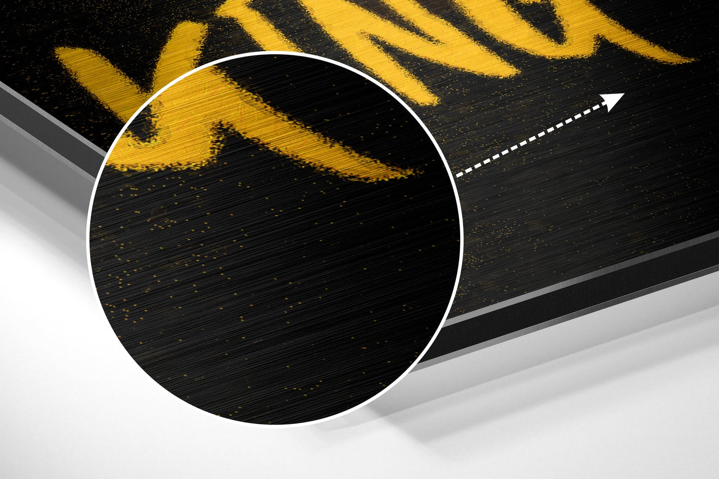 Mid-Air Slam Basketball Star Brushed Aluminum Dibond Wall Art