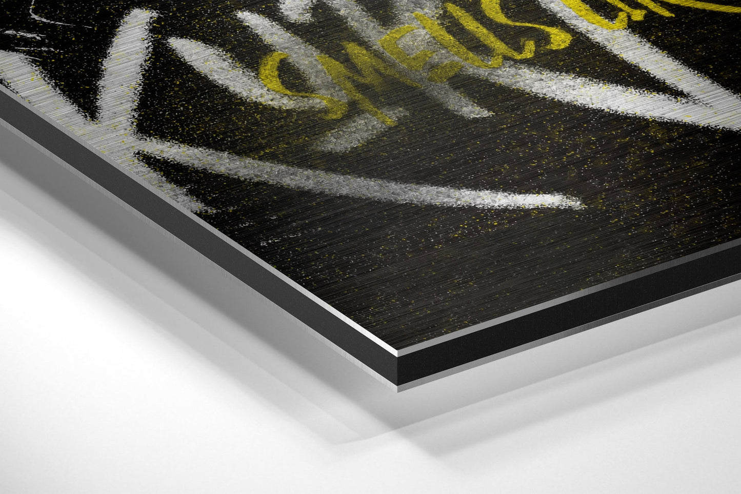 Nineties Grunge Singer Brushed Aluminum Dibond Wall Art