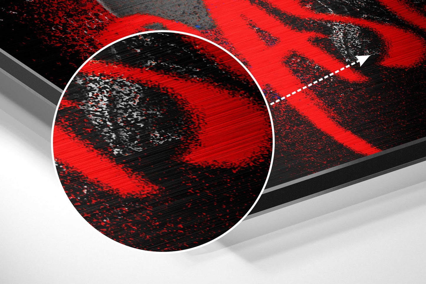 Boxers Red Crown Collage Brushed Aluminum Dibond Wall Art