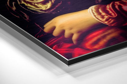 Mona Lisa Vivid Pop Art Landscape Brushed Aluminum Dibond Wall Art