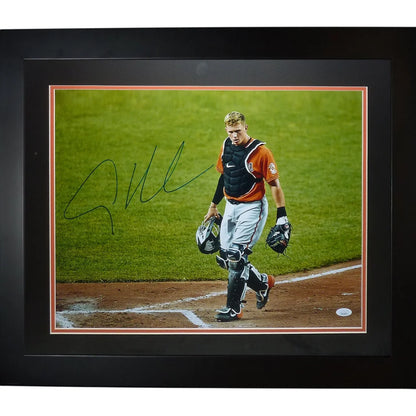 Adley Rutschman autographed Baltimore Orioles framed catcher photo