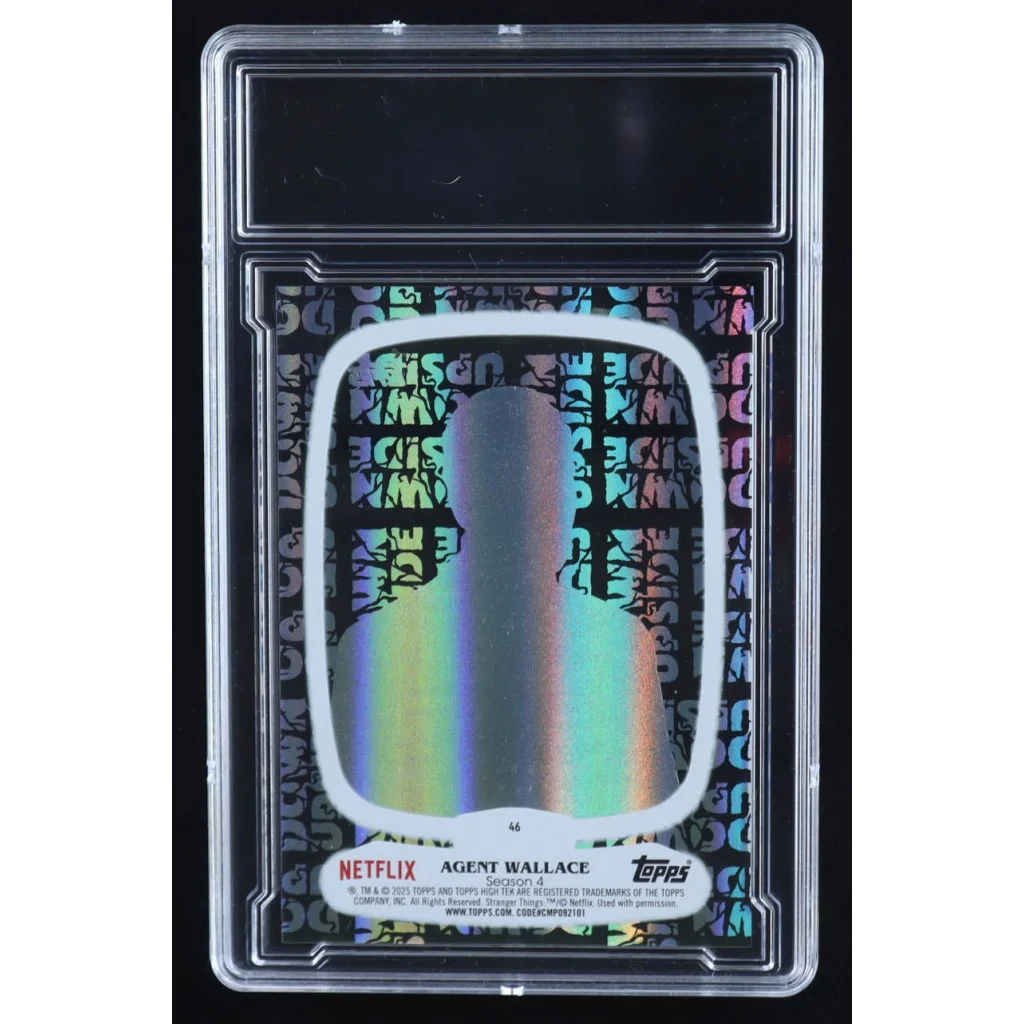 Agent Wallace 2024 Stranger Things High Tek Yellow 1 of 1 holographic card
