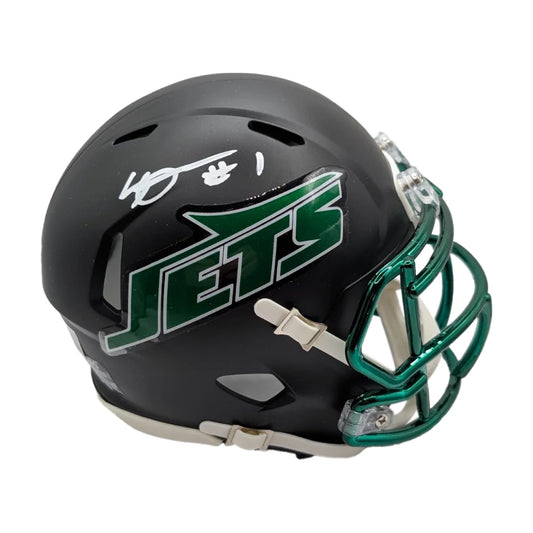 Ahmad Sauce Gardner Signed York Jets Alternate Mini Helmet | Creative Sports | vintageantiquesgifts.com