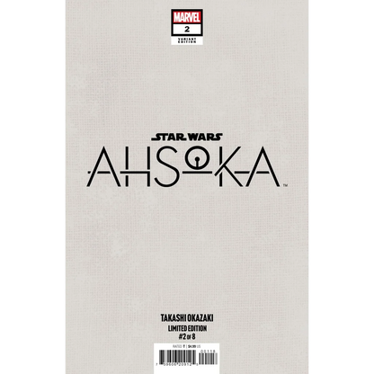 2018 Marvel Ahsoka Tano limited edition comic book cover issue 2 of 8