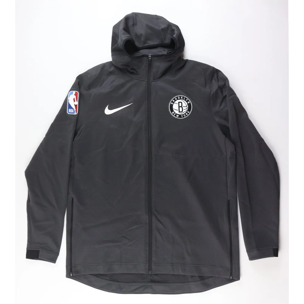Alan Williams game-used Brooklyn Nets warm-up jacket with NBA logo and team patches