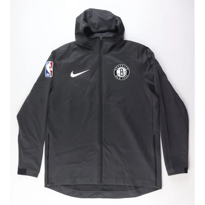 Alan Williams game-used Brooklyn Nets warm-up jacket with NBA logo and team patches