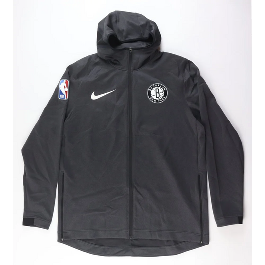 Alan Williams game-used Brooklyn Nets warm-up jacket with NBA logo and team patches