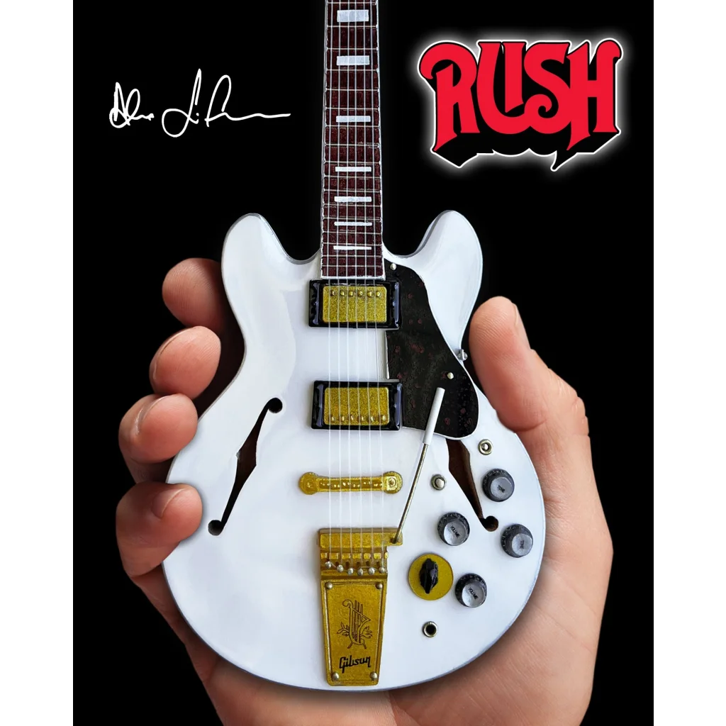 White Alex Lifeson Signature Gibson Guitar Model by Axe Heaven®