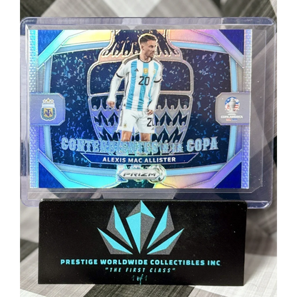 2023 Panini Prizm Copa Alexis Mac Allister card at Prestige Worldwide