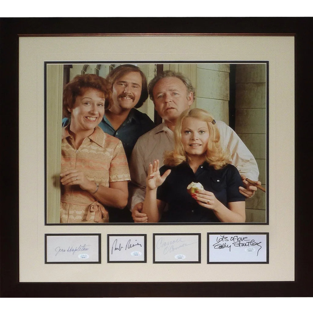 Framed 16x20 Golden Girls cast photo with 4 autographs JSA authenticated