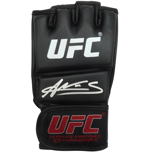 Amanda Nunes autographed UFC glove with black design and JSA