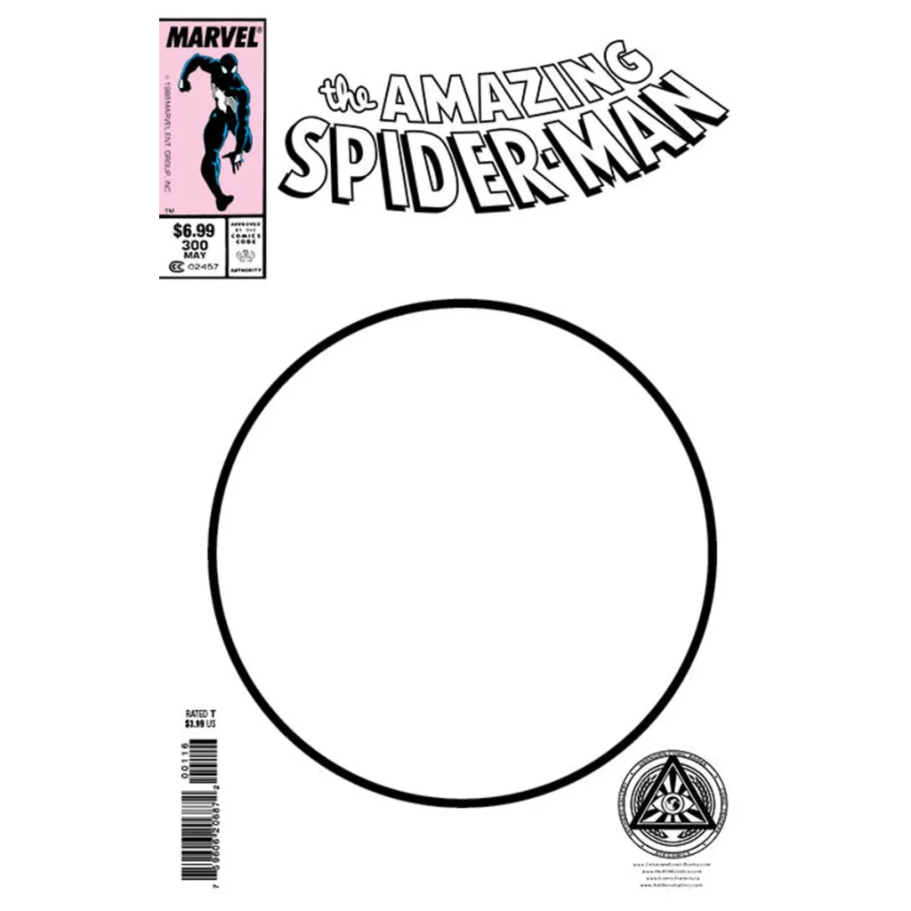 Spider-Man comic cover by Todd McFarlane, Unknown Comics Exclusive