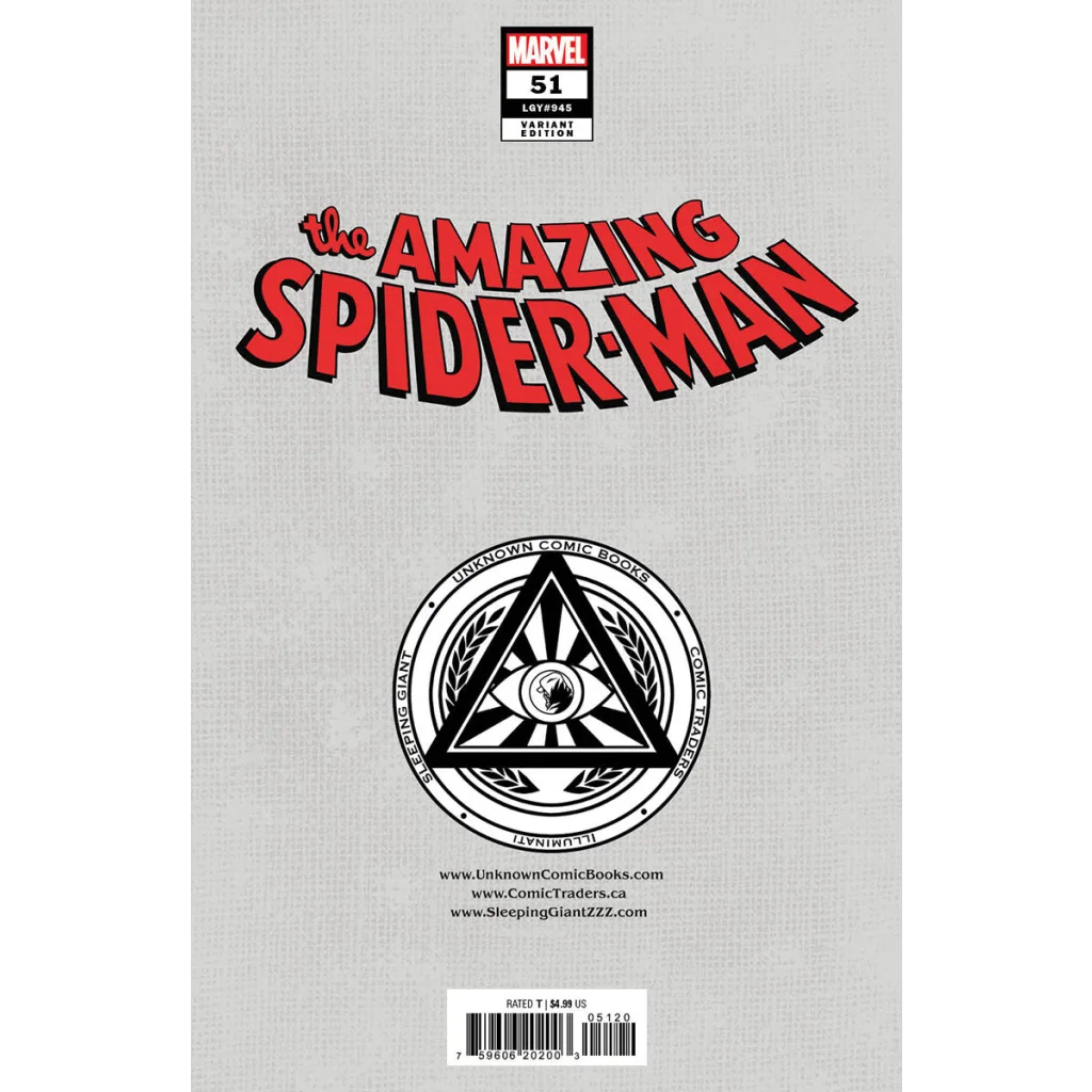 Comic book cover for The Amazing Spider-Man #51 Gerald Parel Exclusive Var Gwen Stacy Cover