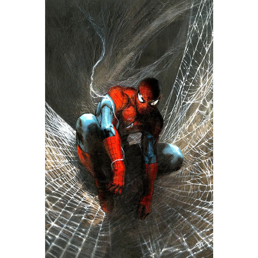 Spider-Man action figure with red and blue suit and web design from Amazing Spider-Man #66