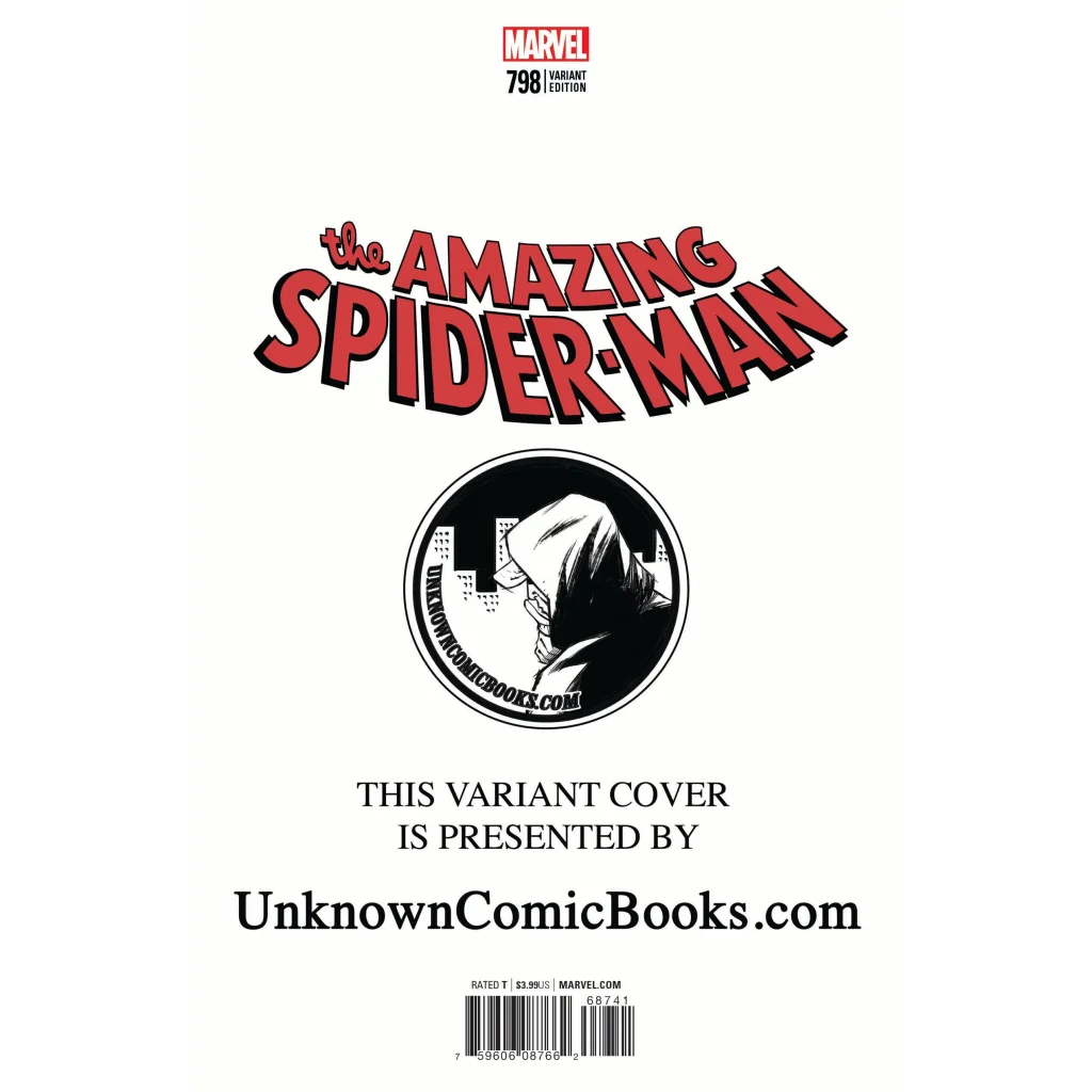 Image of Amazing Spider Man 798 Virgin Exclusive Dodson Collector Edition comic book cover