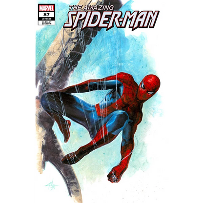 Comic book featuring Spider-Man from Amazing Spider-Man 87 Variant by Jed MacKay and Carlos Gomez