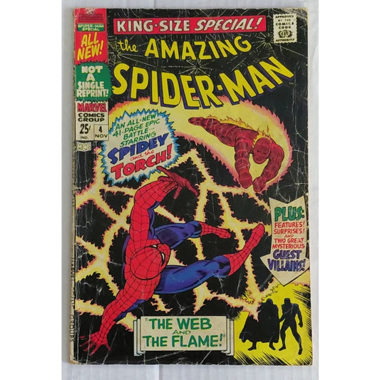 Amazing Spider-Man Annual #04, Marvel Comics (1967, Fair)