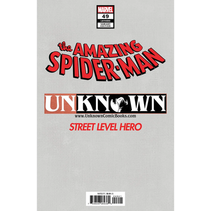 Amazing Spider-Man Issue 49 Variant Cover Comic Book Preorder front view
