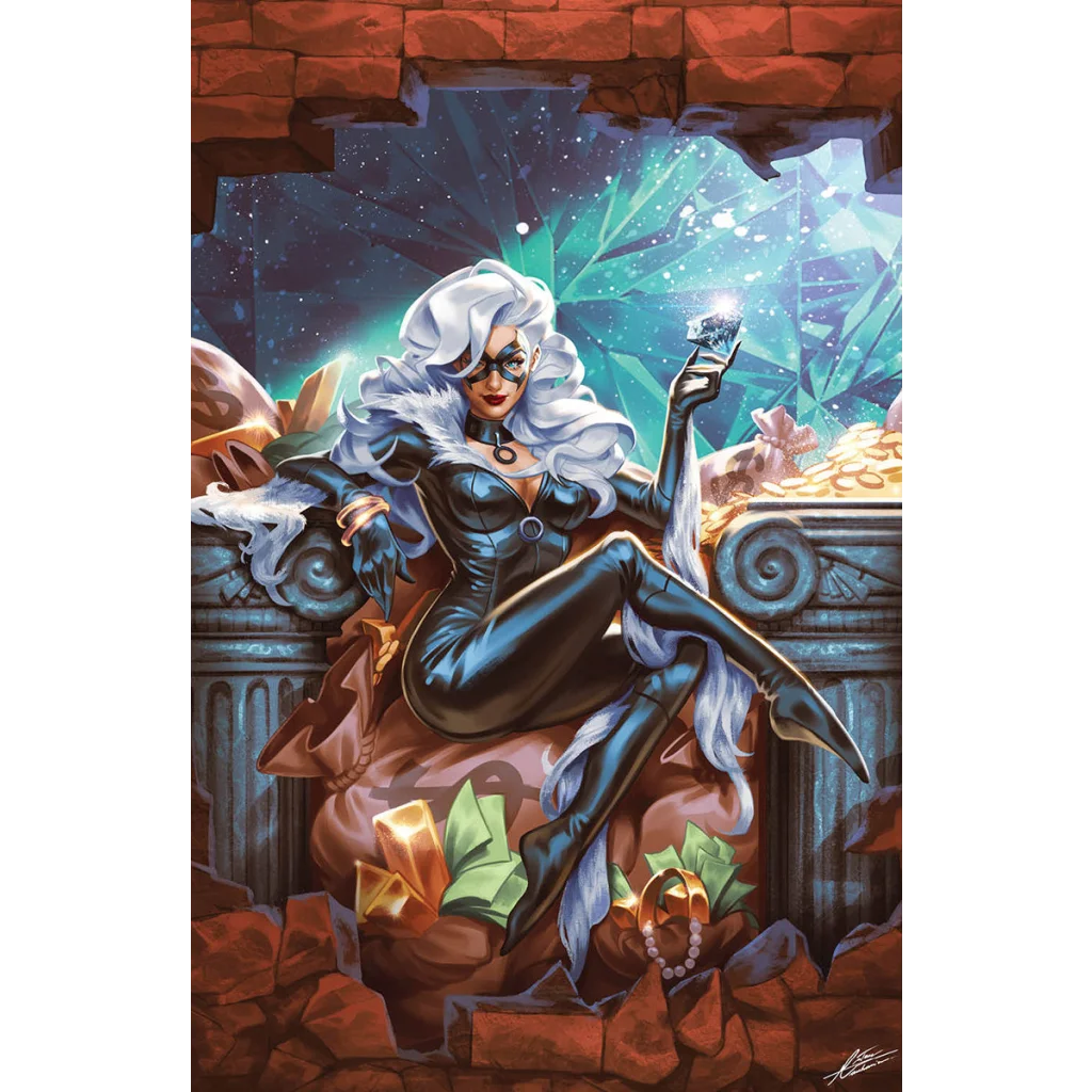 Black leather and silver metallic comic book costume from Amazing Spider-Man Mateus Manhanini