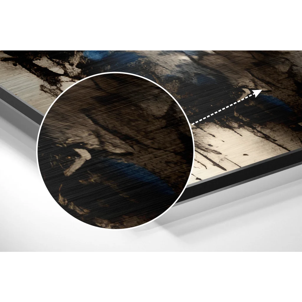 American Eagle Brushed Aluminum Dibond Wall Art