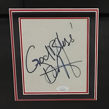 Deluxe framed American Gangster poster with Denzel Washington autograph