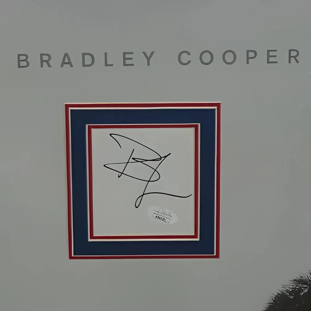 Bradley Cooper signed American Sniper movie poster art