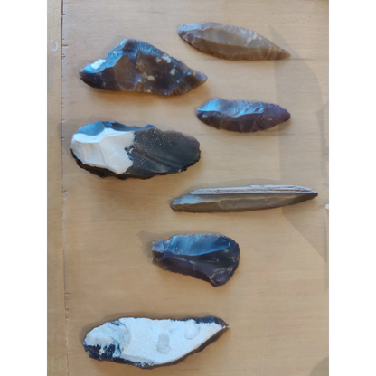 Handcrafted ancient Saharan stone tools from Morocco, 30,000-80,000 years old