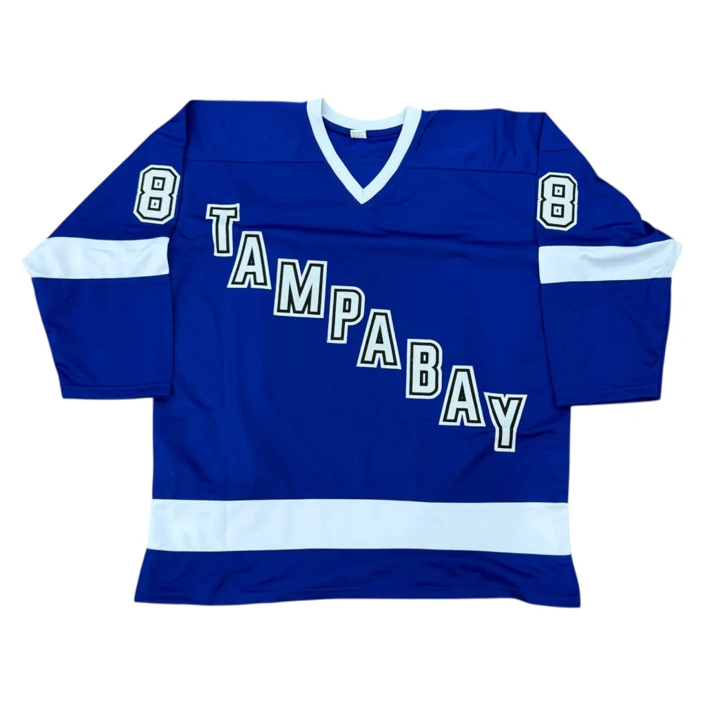 Andrei Vasilevskiy autographed Tampa Bay blue custom hockey jersey #88