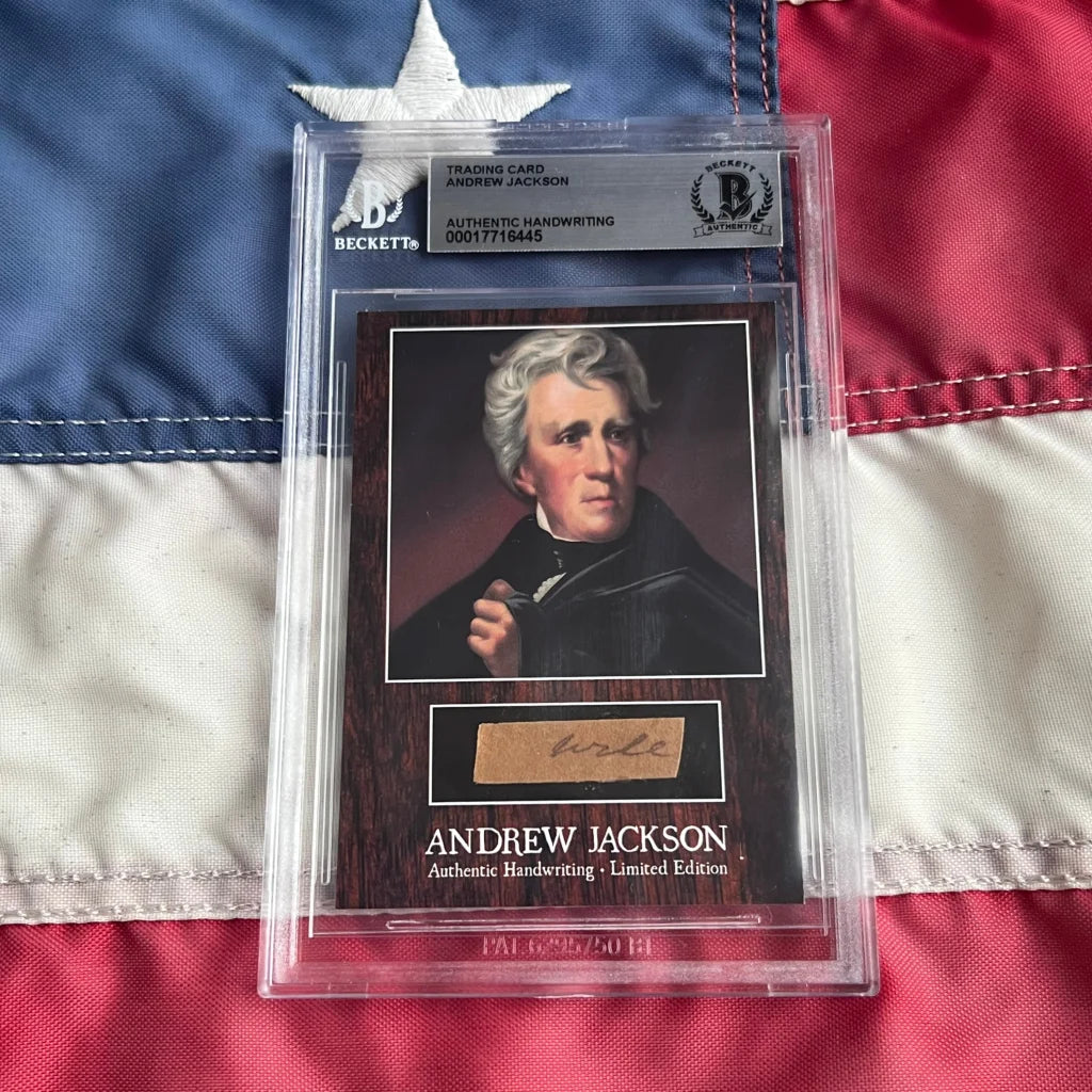Authentic Andrew Jackson handwritten letter from Fort Bowyer victory