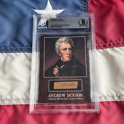 Authentic Andrew Jackson handwritten letter from Fort Bowyer victory