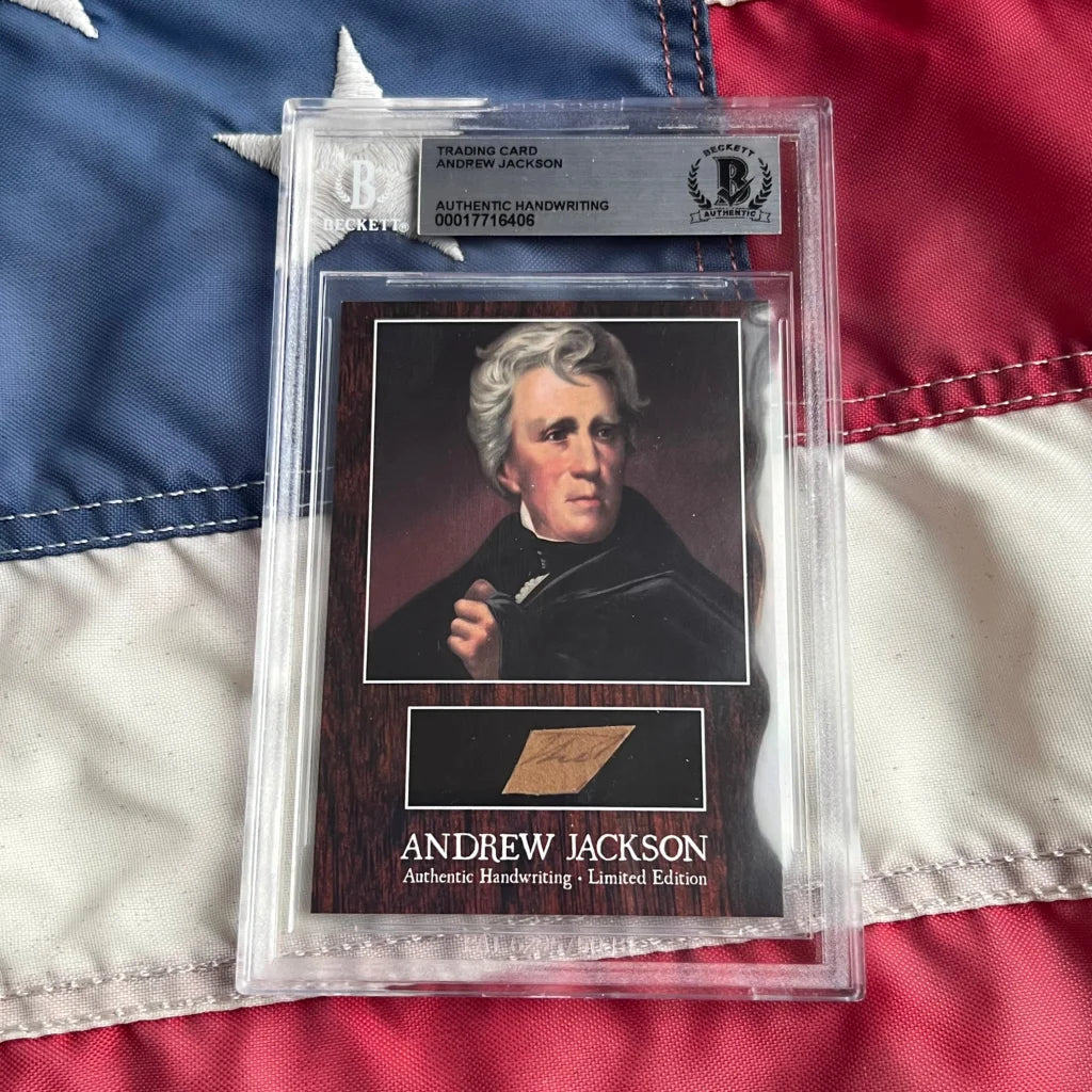 Andrew Jackson handwritten letter from Fort Bowyer Victory, authentic piece